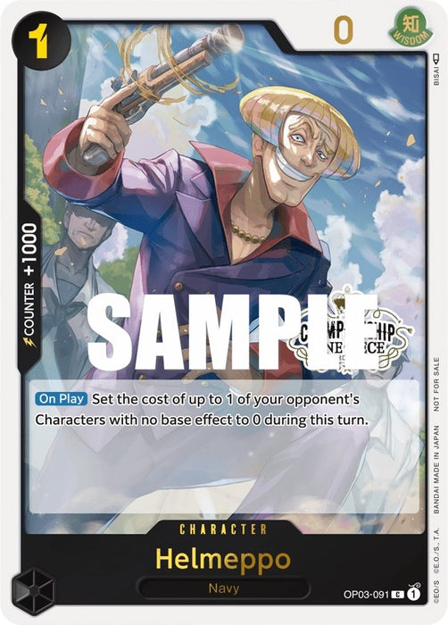 Helmeppo (Store Championship Participation Pack Vol. 2) [OP03-091] (One Piece Promotion Cards)