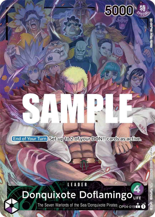 Donquixote Doflamingo (019) (Alternate Art) (OP04-019) (Foil) [Kingdoms of Intrigue]