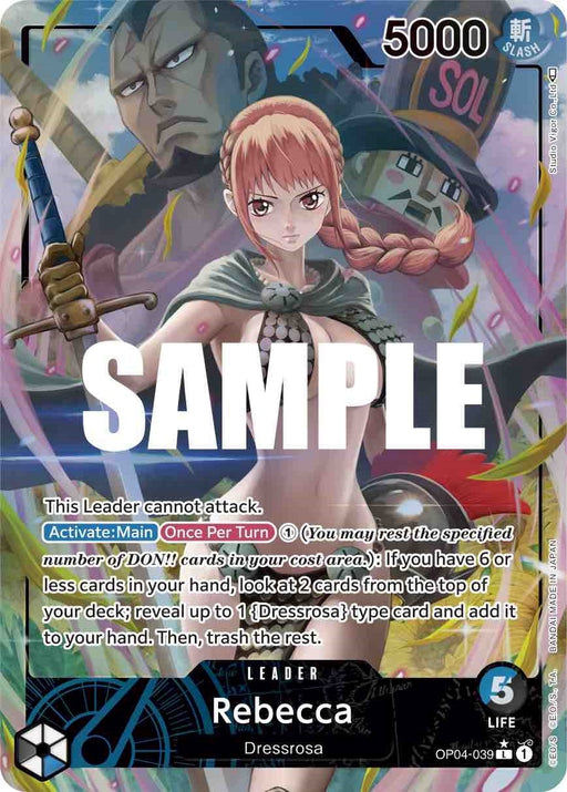 Image for Rebecca (039) (Alternate Art) (OP04-039) (Foil) [Kingdoms of Intrigue] - One Piece Card Game