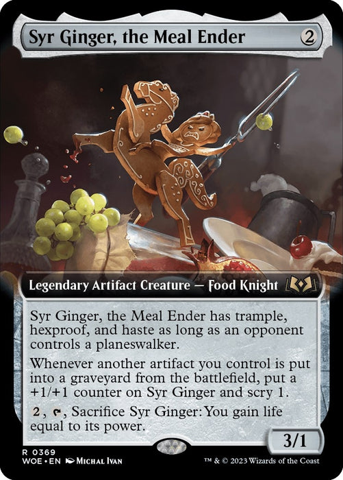 Image for Syr Ginger, the Meal Ender (Extended Art) (369) (Foil) [Wilds of Eldraine] - Magic: The Gathering