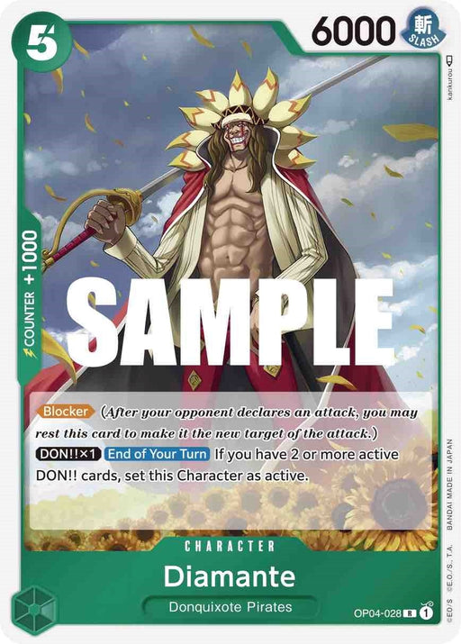 Image for Diamante (OP04-028) (Foil) [Kingdoms of Intrigue] - One Piece Card Game