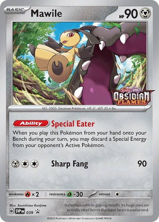 Image for Mawile - 039 (Prerelease) (039) (Holofoil) [SV: Scarlet & Violet Promo Cards] (SVP) - Pokemon