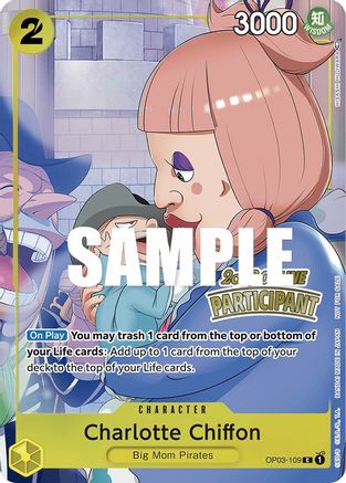 Charlotte Chiffon (Online Regional 2023) [Participant] [OP03-109] (One Piece Promotion Cards)