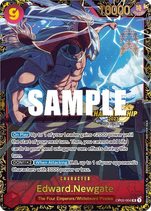 Edward.Newgate (Championship 2023) [OP02-004] (One Piece Promotion Cards)