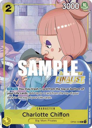 Charlotte Chiffon (Offline Regional 2023) [Finalist] [OP03-109] (One Piece Promotion Cards)