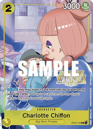 Charlotte Chiffon (Offline Regional 2023) [Winner] [OP03-109] (One Piece Promotion Cards)