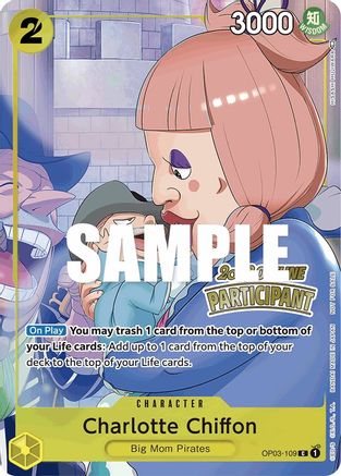 Charlotte Chiffon (Offline Regional 2023) [Participant] [OP03-109] (One Piece Promotion Cards)