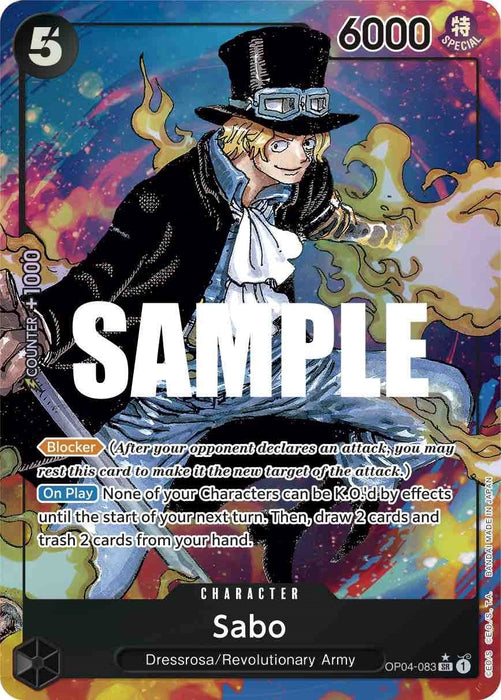 Sabo (Alternate Art) (OP04-083) (Foil) [Kingdoms of Intrigue]