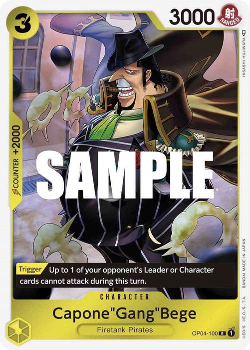 Image for Capone"Gang"Bege (OP04-100) (Foil) [Kingdoms of Intrigue] - One Piece Card Game