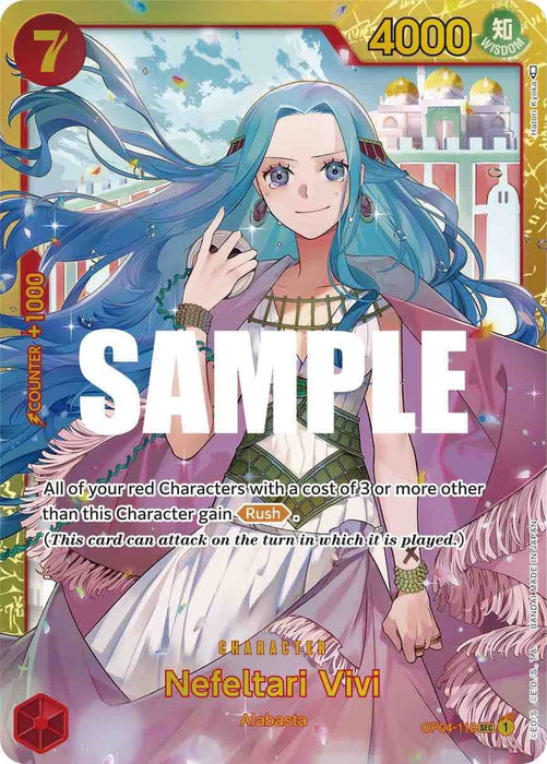 Image for Nefeltari Vivi (118) (OP04-118) (Foil) [Kingdoms of Intrigue] - One Piece Card Game