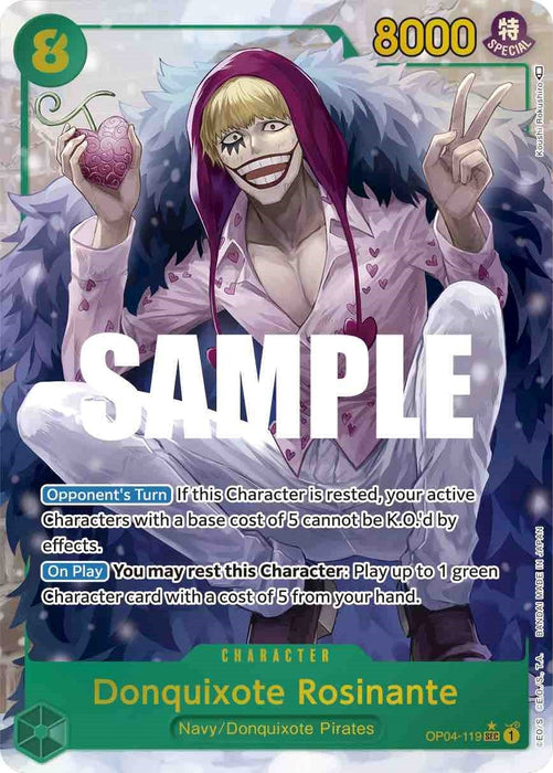 Image for Donquixote Rosinante (Alternate Art) (OP04-119) (Foil) [Kingdoms of Intrigue] - One Piece Card Game
