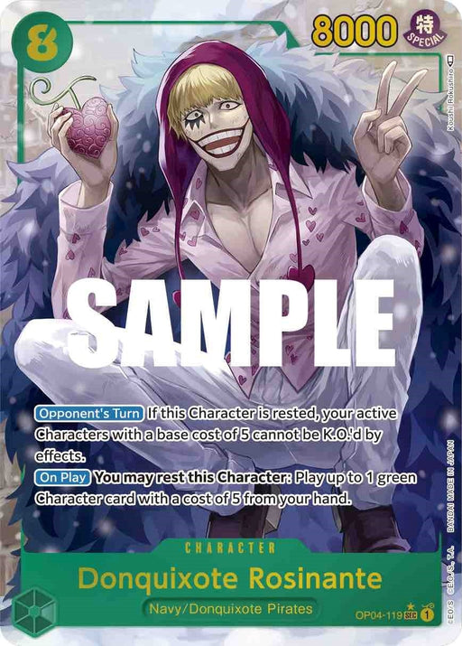Image for Donquixote Rosinante (Alternate Art) (OP04-119) (Foil) [Kingdoms of Intrigue] - One Piece Card Game