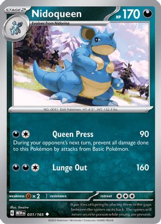 Nidoqueen (031/165) [Scarlet & Violet: 151]