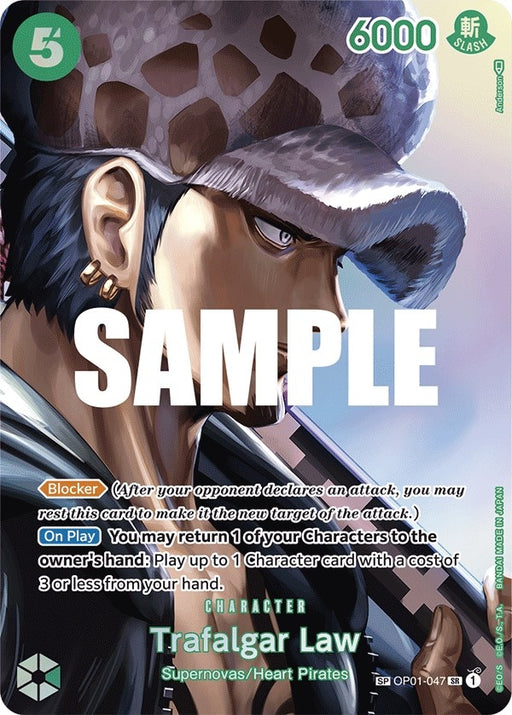 Image for Trafalgar Law (SP) (OP01-047) (Foil) [Kingdoms of Intrigue] - One Piece Card Game