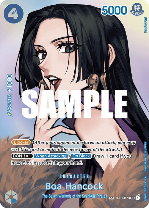 Boa Hancock (SP) (OP01-078) (Foil) [Kingdoms of Intrigue]
