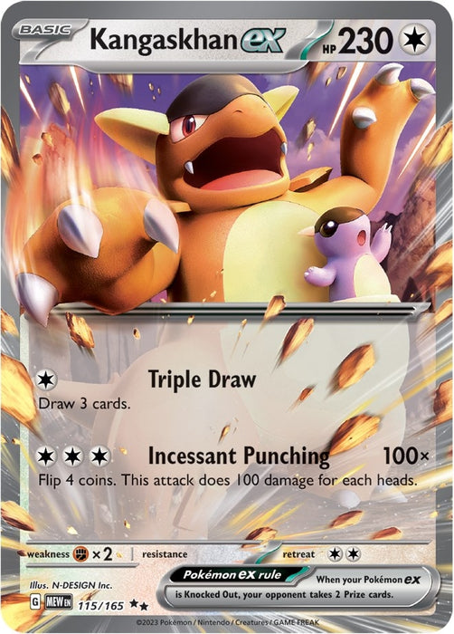 Image for Kangaskhan ex (115/165) (Holofoil) [SV: Scarlet & Violet 151] - Pokemon