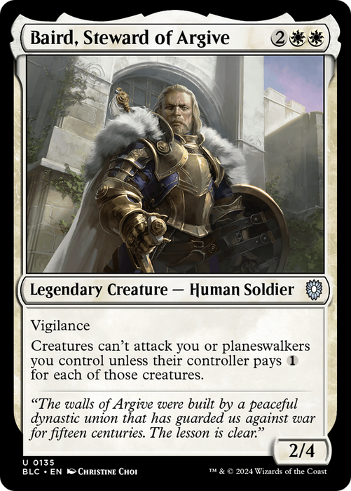 Baird, Steward of Argive [BLC-135] - Bloomburrow Commander