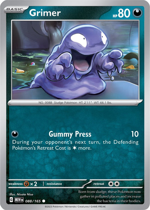 Grimer (088/165) [Scarlet & Violet: 151]