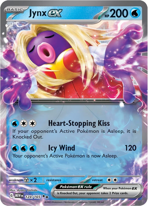 Image for Jynx ex (124/165) (Holofoil) [SV: Scarlet & Violet 151] - Pokemon