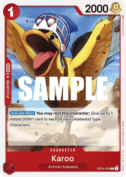 Image for Karoo (OP04-004) [Kingdoms of Intrigue] - One Piece Card Game