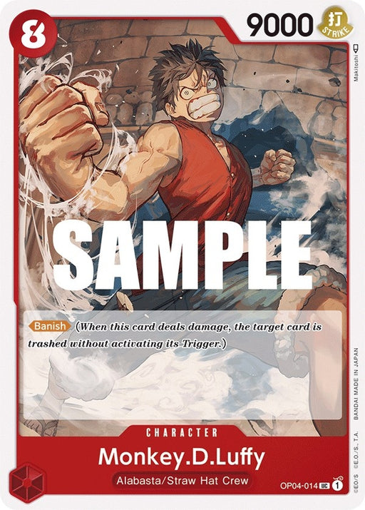 Image for Monkey.D.Luffy (014) (OP04-014) [Kingdoms of Intrigue] - One Piece Card Game