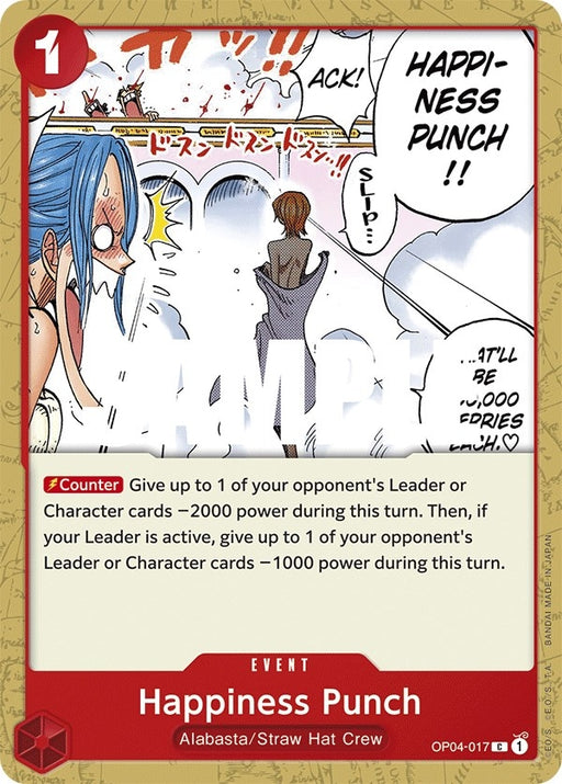 Image for Happiness Punch (OP04-017) [Kingdoms of Intrigue] - One Piece Card Game