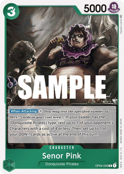 Senor Pink (OP04-026) (Foil) [Kingdoms of Intrigue]
