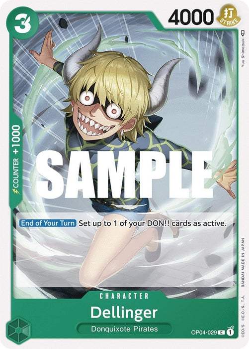 Image for Dellinger (OP04-029) [Kingdoms of Intrigue] - One Piece Card Game