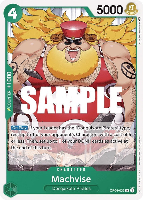 Image for Machvise (OP04-033) [Kingdoms of Intrigue] - One Piece Card Game