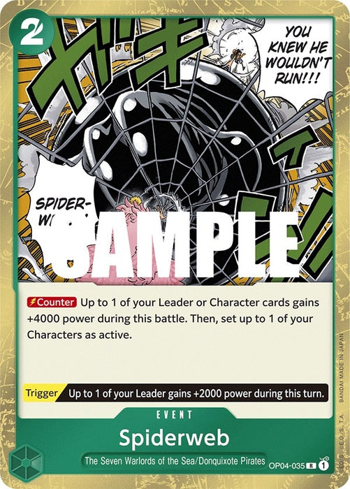 Spiderweb (OP04-035) (Foil) [Kingdoms of Intrigue]