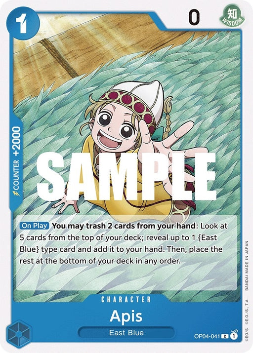 Image for Apis (OP04-041) [Kingdoms of Intrigue] - One Piece Card Game