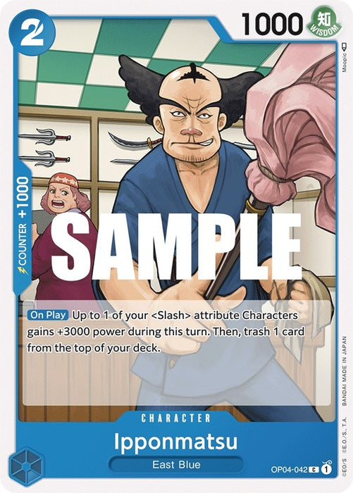 Image for Ipponmatsu (OP04-042) [Kingdoms of Intrigue] - One Piece Card Game