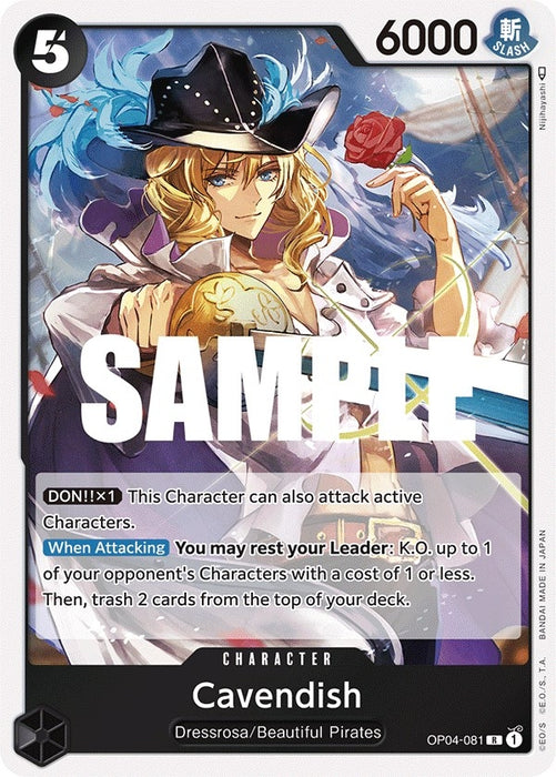 Image for Cavendish (OP04-081) (Foil) [Kingdoms of Intrigue] - One Piece Card Game