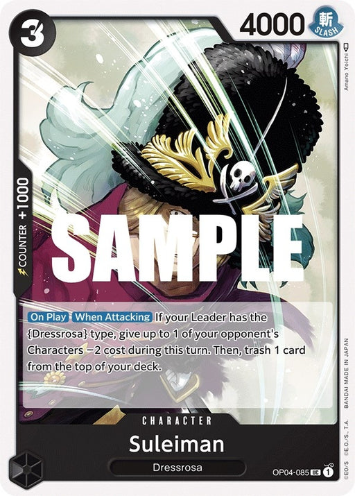 Image for Suleiman (OP04-085) [Kingdoms of Intrigue] - One Piece Card Game