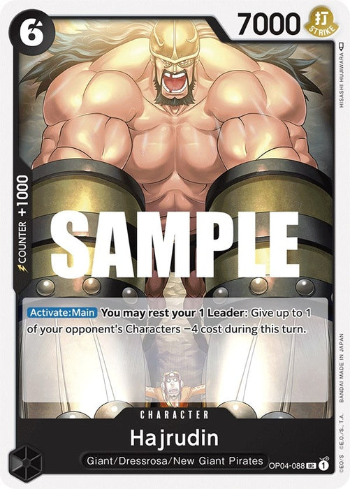 Image for Hajrudin (OP04-088) [Kingdoms of Intrigue] - One Piece Card Game