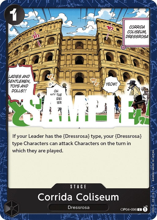 Image for Corrida Coliseum (OP04-096) [Kingdoms of Intrigue] - One Piece Card Game
