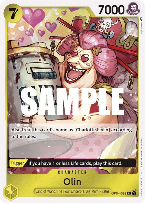 Image for Olin (OP04-099) (Foil) [Kingdoms of Intrigue] - One Piece Card Game