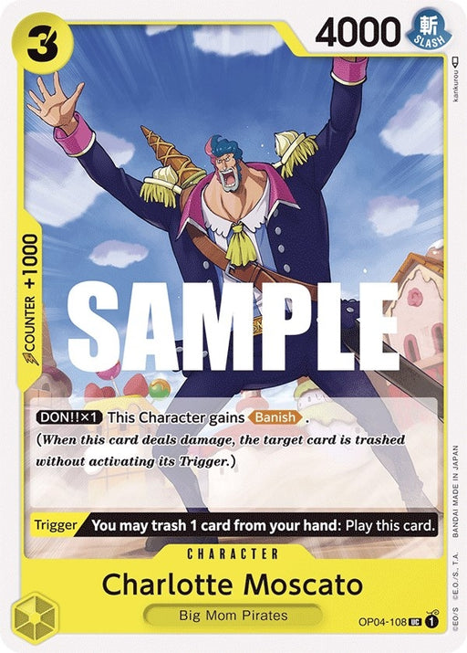 Image for Charlotte Moscato (OP04-108) [Kingdoms of Intrigue] - One Piece Card Game
