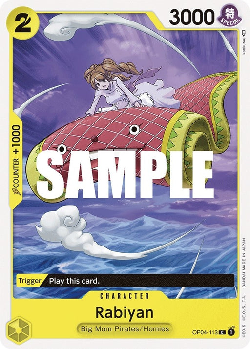 Image for Rabiyan (OP04-113) [Kingdoms of Intrigue] - One Piece Card Game