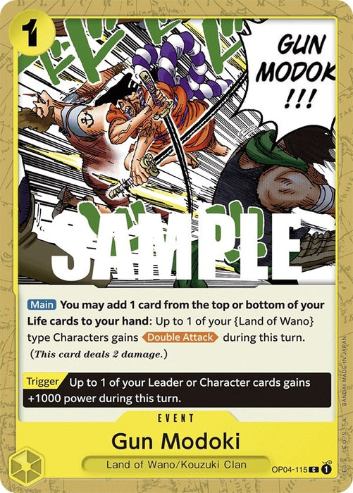 Image for Gun Modoki (OP04-115) [Kingdoms of Intrigue] - One Piece Card Game