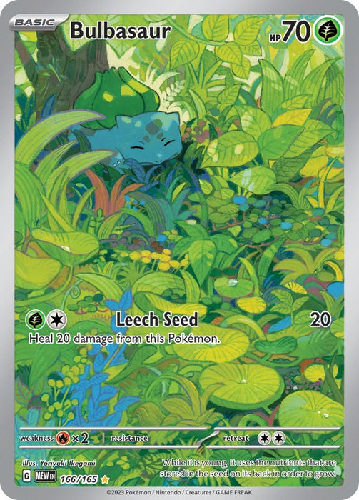 Image for Bulbasaur (166/165) (Holofoil) [SV: Scarlet & Violet 151] - Pokemon