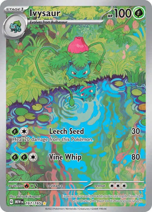 Image for Ivysaur (167/165) (Holofoil) [SV: Scarlet & Violet 151] - Pokemon