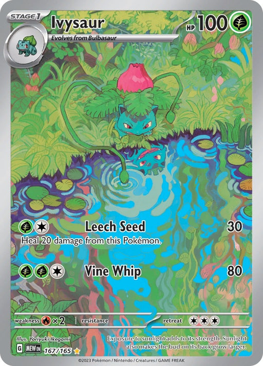 Image for Ivysaur (167/165) (Holofoil) [SV: Scarlet & Violet 151] - Pokemon