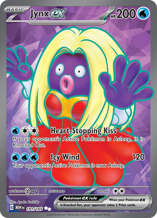 Image for Jynx ex (191/165) (Holofoil) [SV: Scarlet & Violet 151] - Pokemon