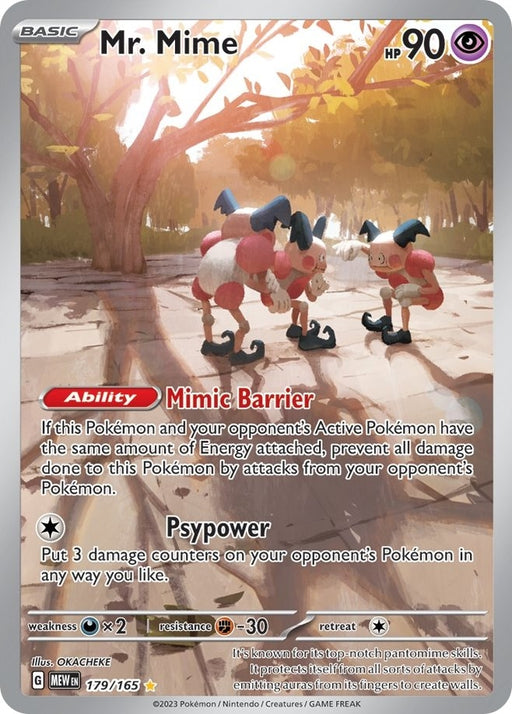 Image for Mr. Mime (179/165) (Holofoil) [SV: Scarlet & Violet 151] - Pokemon