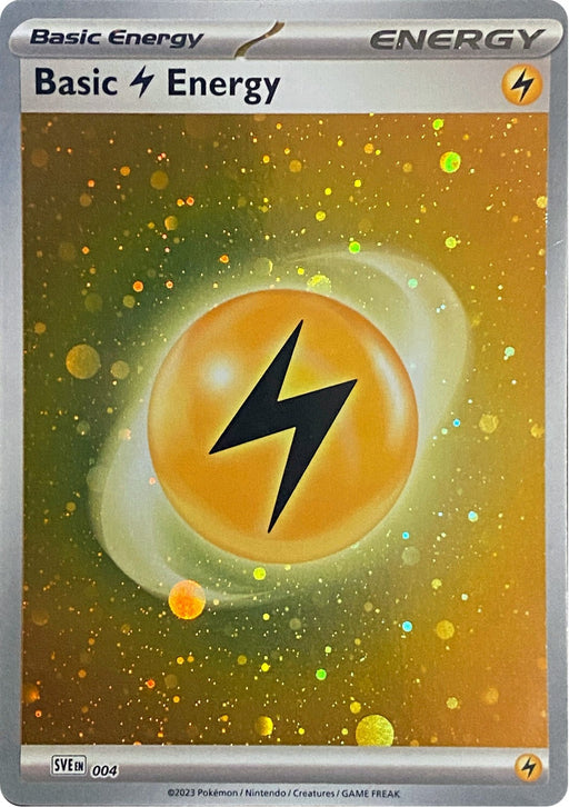 Image for Basic Lightning Energy (Cosmos Holo) (004) (Holofoil) [SVE: Scarlet & Violet Energies] - Pokemon