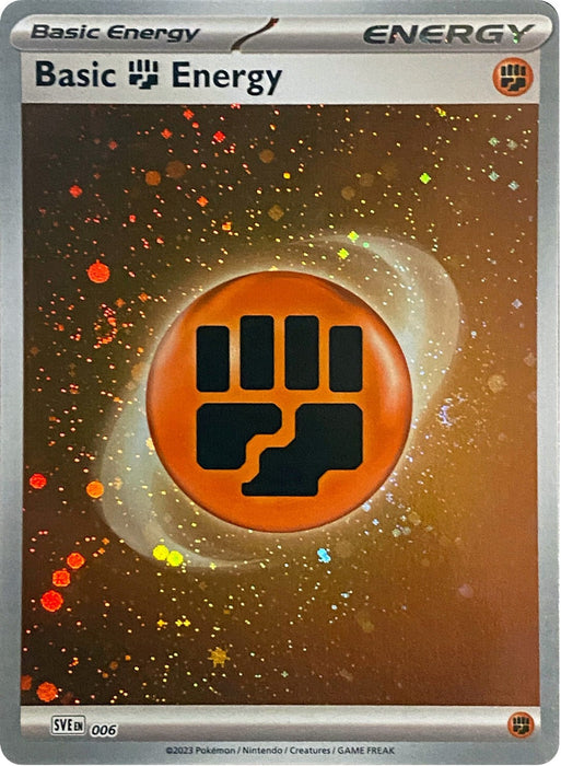 Image for Basic Fighting Energy (Cosmos Holo) (006) (Holofoil) [SVE: Scarlet & Violet Energies] - Pokemon