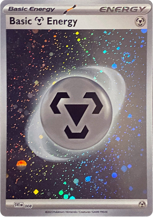 Image for Basic Metal Energy (Cosmos Holo) (008) (Holofoil) [SVE: Scarlet & Violet Energies] - Pokemon