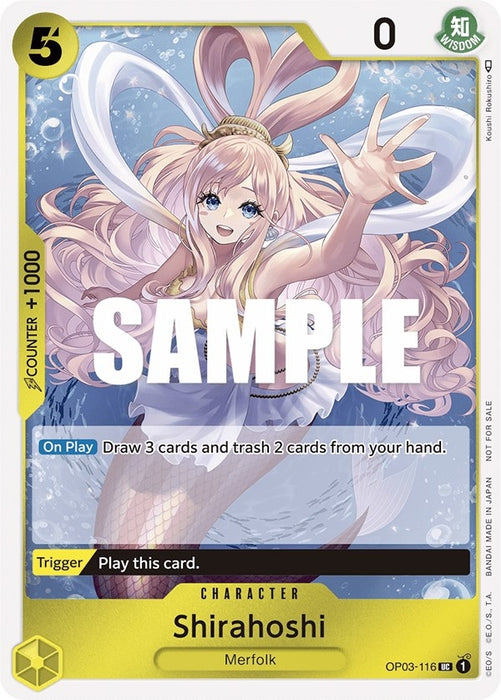 Shirahoshi (Dash Pack) (OP03-116) (Foil) [Kingdoms of Intrigue]