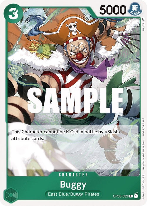 Buggy (Dash Pack) (OP03-032) (Foil) [Kingdoms of Intrigue]